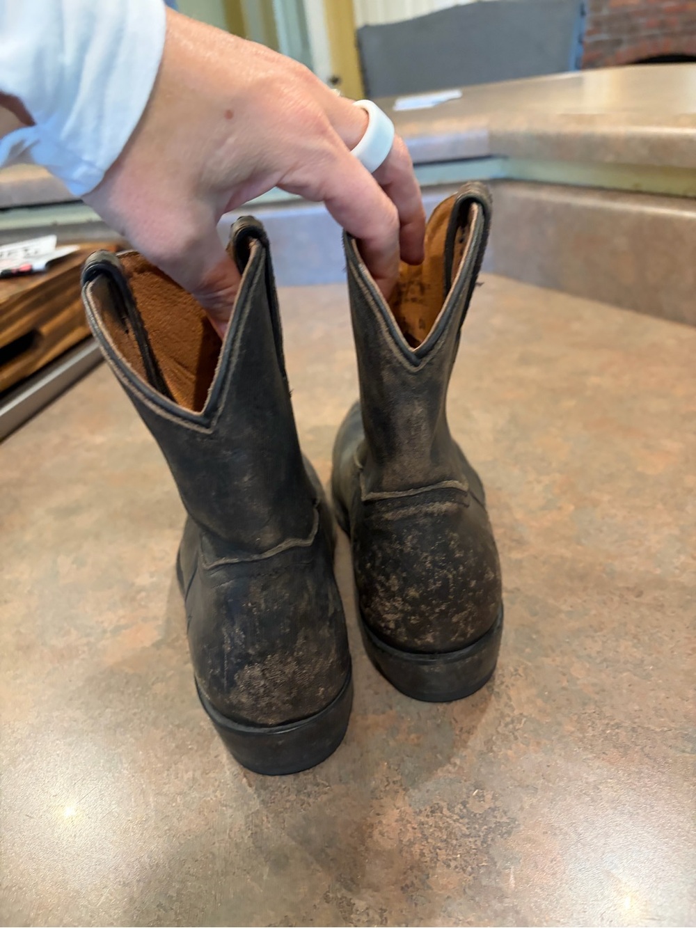 FRYE Billy short boots distressed - Picture 4 of 8